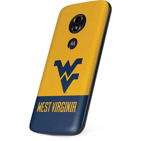 West Virginia University WV Yello split Moto E5 Play Skin